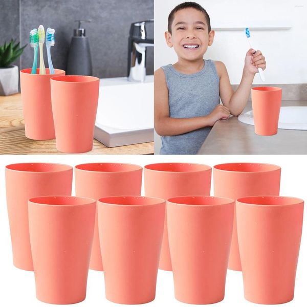 Tumblers pp plastik bardaklar Gargle Soğuk su çocuk sofra seti Yıkama genç ve aç kupa