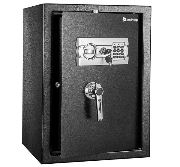 Durevole cassaforte elettronica digitale password blocco tastiera sicurezza tastiera digitale pistola gioielli soldi casa nero nuovo2926992