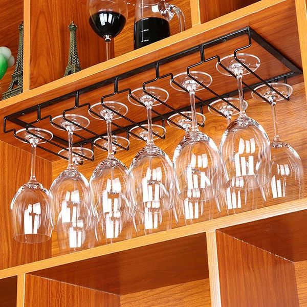 Rack de vidro de vinho em aço inoxidável, suporte de suspensão, copo, copo, cabide, prateleira, casa, cozinha, bar, sipplies 240320