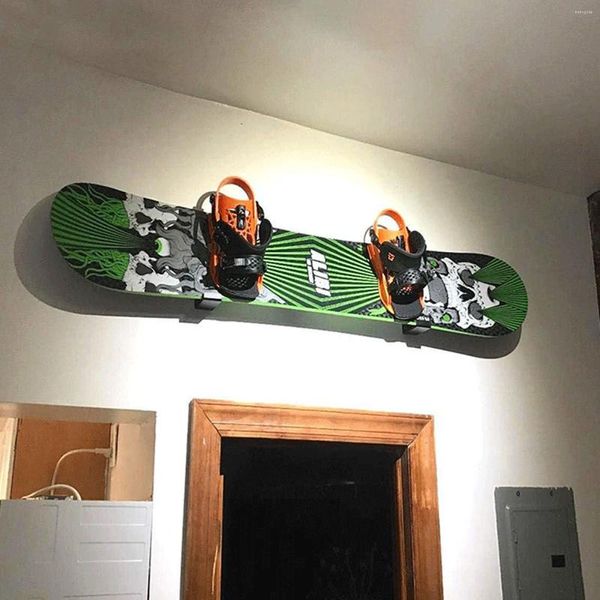 Haken Wand montiert Snowboard Rack Ski Skateboards Display Racks Lagerung Regal Halter Hause Garage Organizer Zubehör