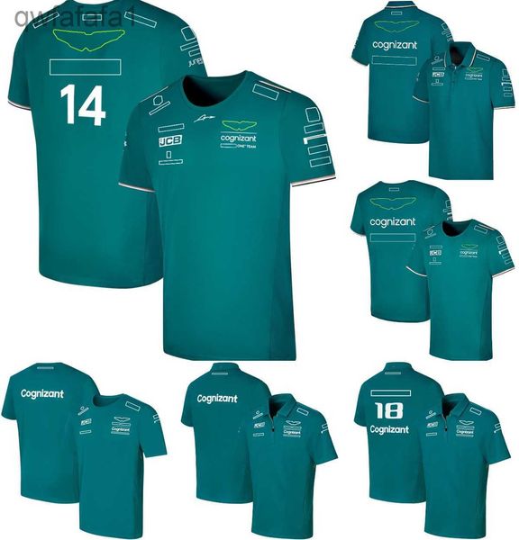 2022-2023 F1 Impressão Camisetas Mens Womens Sport Moda O-pescoço Crianças T-shirt Fórmula Racing Team Motorsport Polo Shirt Z6DI