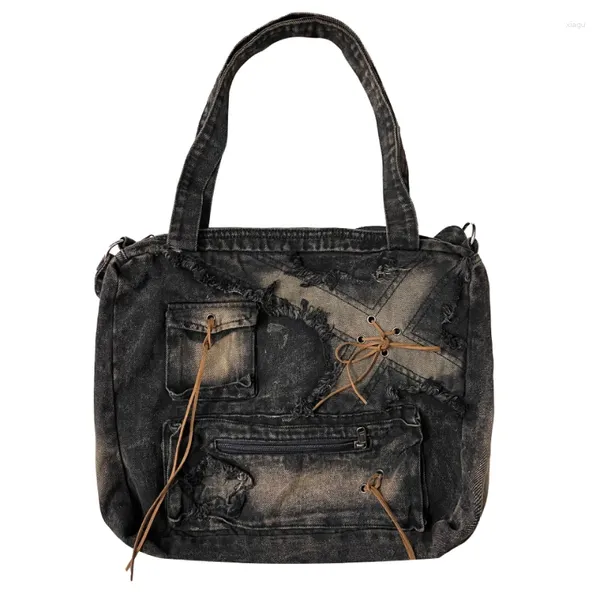 Bolsas de ombro moda euramerican vintage sacola personalidade all-match design lazer axilas tendência zíper crossbody