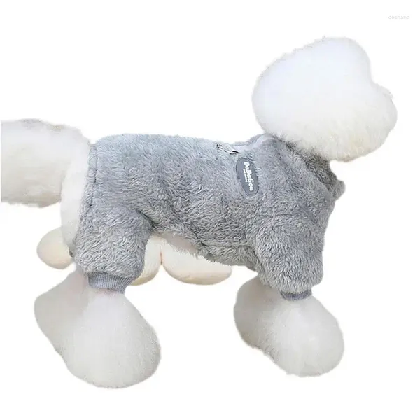 Abbigliamento per cani Cappotto in velluto Pigiama sfocato antivento Abbigliamento termico per animali domestici per cani che camminano