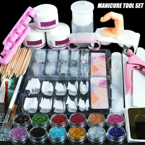 Guns Neue Heiße Nail art Tool Kit Set Nagel Aufkleber Diy Dekoration Pinsel Zubehör für Frauen Dame Smr88