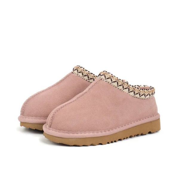 Kinder Tazz Tasman Slipper Stiefel Kastanienfellrutschen Schaffell Shearling Mules Frauen Männer Jungen Mädchen Ultra Mini Plattform Stiefel Slip-On-Schuhe Wildleder Herbst Winter 2023