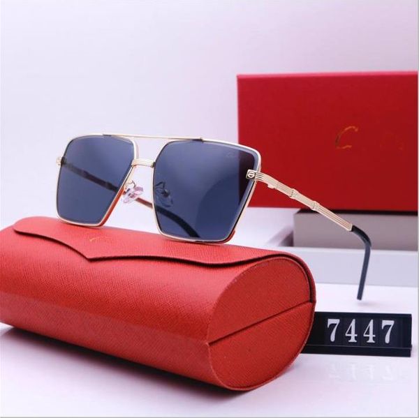 Дизайнерские Carttier Sunglasses Дизайнерские солнцезащитные очки для бренда вкуса Shenzhen2020 Job