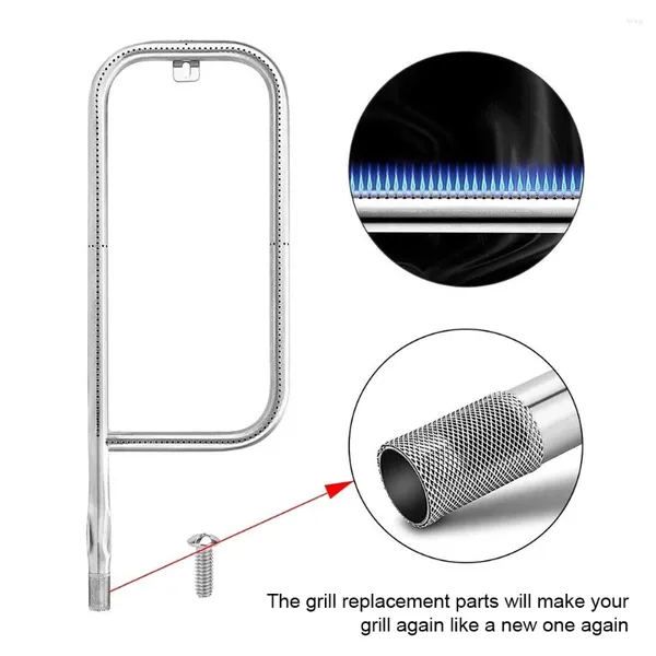 Werkzeuge Silber Q300 Gasgrillteile Edelstahl für Haltbarkeit nicht magnetisch langlebig Weber