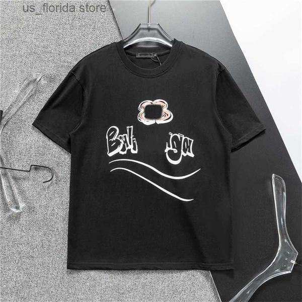 Mens Tshirts Designer Luxury Mens camiseta camiseta 3d letras impressas fêmeas machos camisetas camisetas 100 algodão casual curto slve homem homem tops ts para homens mulheres preto branco y y y