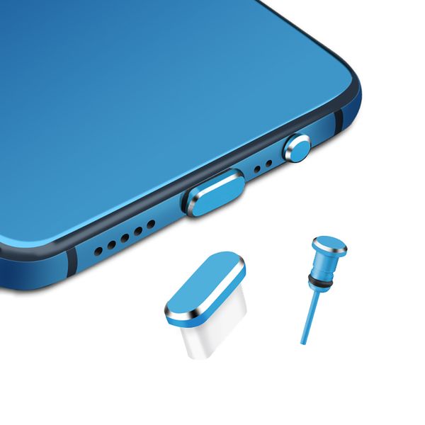 Anti -Staubstecker Typ C Telefon Ladeanschluss 3.5mm Earphone Jack Card Pin USBC Staubstopfen für Samsung Huawei Redmi Telefonzubehör