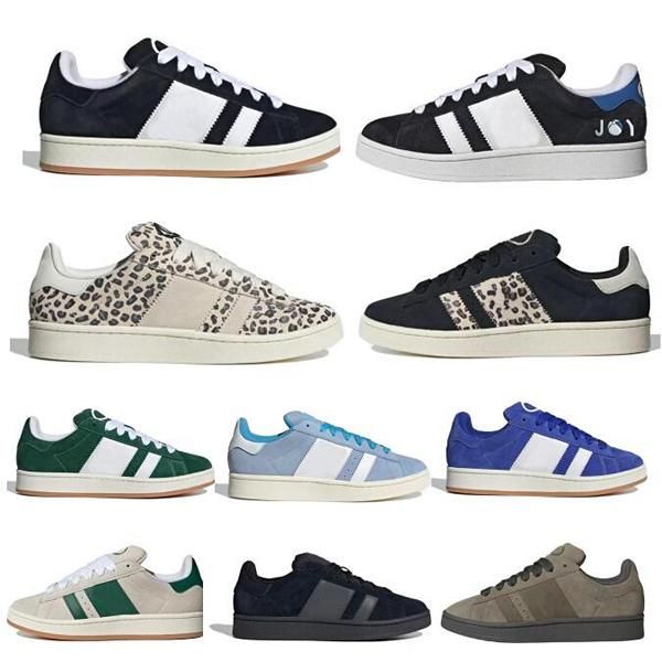 Clássico 00s Casual Skateboarding Pão Sapatos Triplo Preto Branco Baixo Top Camurça Interior 2024 Homens Mulheres Homem Mulher Designer Plataforma Treinadores Sneaker Tamanho 36 - 45