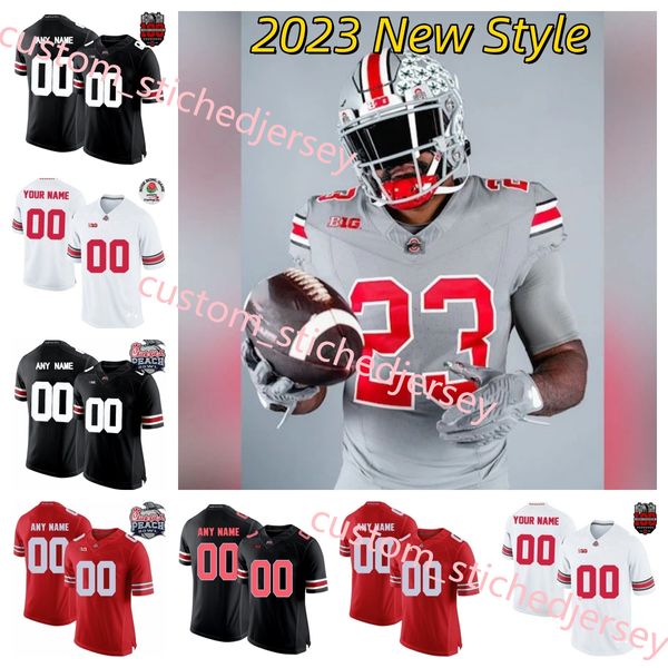 Eddie George 2023 New Ohio State Buckeyes Futebol Jersey Jack Tatum J.T Barrett TERRY MCLAURIN Ryan Shazier Cardale Jones Denzel Ward Sam Hubbard Dante Booker