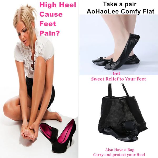 Флэты Aohaolee Softcomfortable Women Shoes Sweeble Ballet Blate Возьмите вам сладкое расслабление от боли на каблуках во время безопасных туфлей вождения