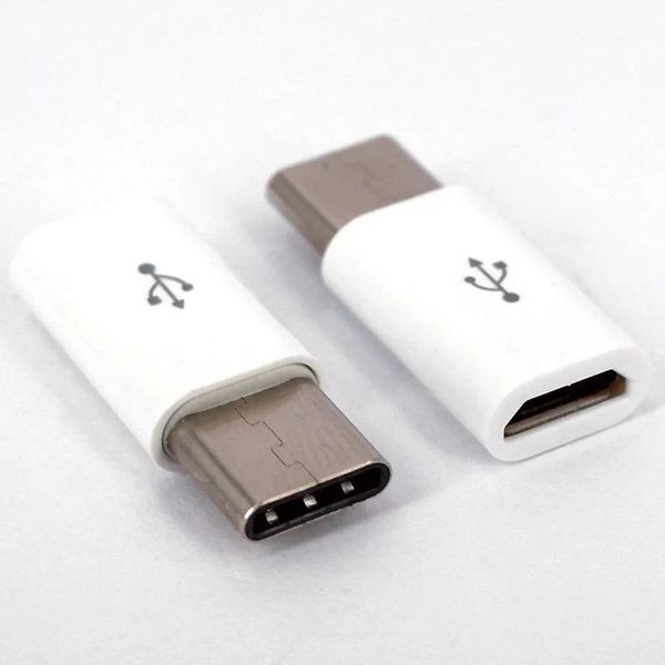 Adaptador tipo c 2024, micro usb para conectores de carregador tipo c para samsung galaxy s8 s9 plus note 8 9 cabo usb-c