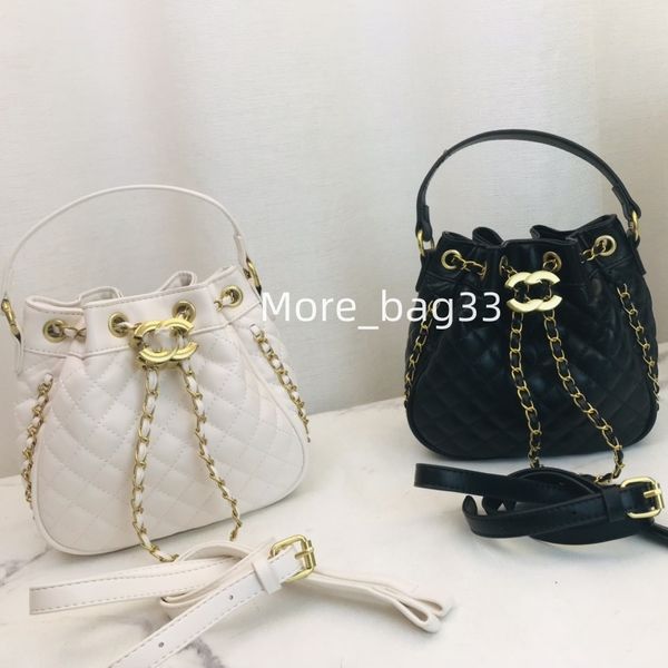 2024 neue Handtasche Luxus Kette Tasche Gold Ball Designer Taschen Frauen Eimer Tasche Umhängetaschen Designer Schulter Geldbörse Mini Schwarz kupplung