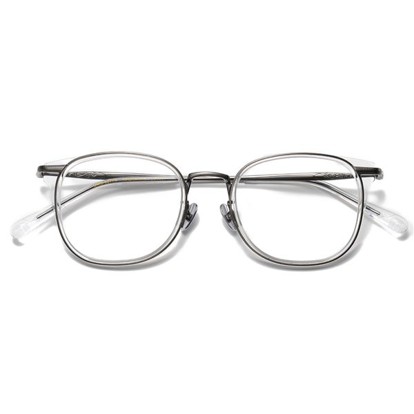 Óculos ópticos para homens e mulheres, designer retrô gms 627, óculos de folha de moda, armação de acetato, elasticidade detalhada, estilo oval, placa de lente de luz anti-azul com caixa