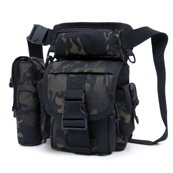 Taschen Männer Drop Bein Tasche Taille Taschen Taktische Fanny-Pack Gürtel Hüfte Military Schulter Taschen Camping Molle Für Männer Armee Taille tasche Angeln Tasche