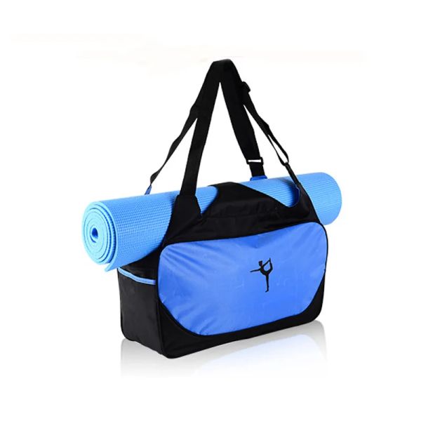 Taschen Qualität Multifunktional wasserdichte Yoga -Beutel für Fitnessstudio Matte Nylon Rucksack Schulterträger Yoga Pilates Mattenbeutel Keine Yogamatte