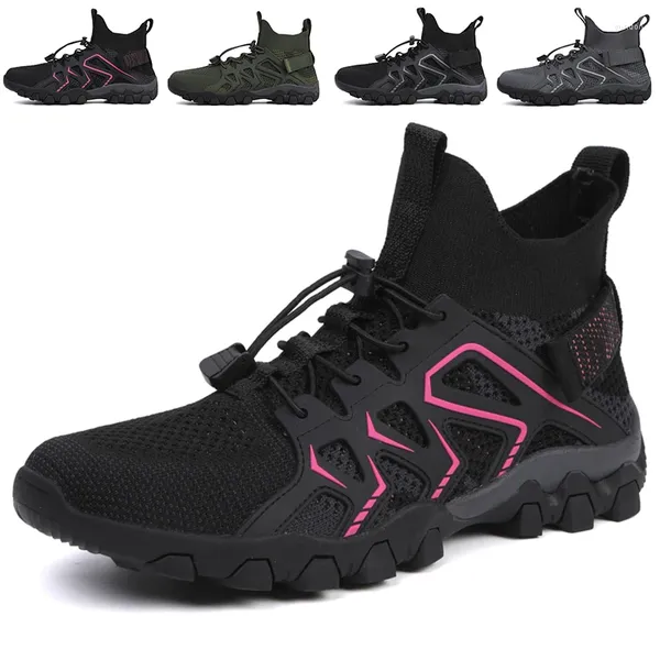 Fitnessschuhe Wanderschuhe Trekking Herren Atmungsaktive Turnschuhe Outdoor Rutschfest Wasserdicht 2024