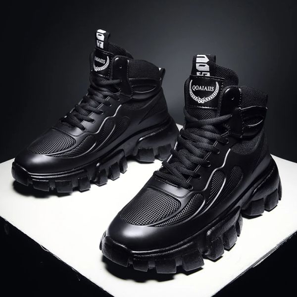 Botas Black Botas Ares Botas masculinas Men Alta Tornete Torno Torno Torno