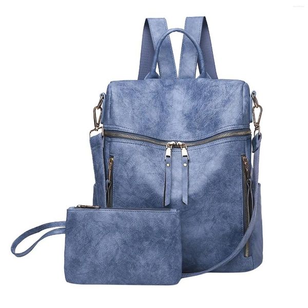 Borse da scuola Borsa da donna per mamma Zaino alla moda Borsa piccola Comoda borsa da viaggio per studenti in pelle per bambine