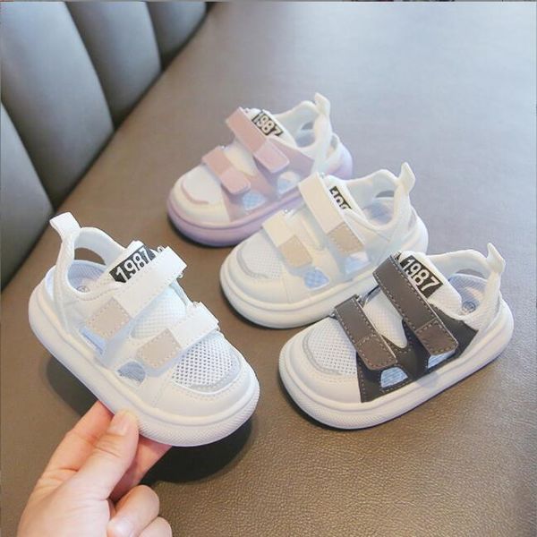Çocuk Spor Sandalları Yaz Yeni Çocuk 'İçi Boş Masa Ayakkabıları 1-4 yıllık gelgit rahat sandaletler erkek bebek ayakkabıları çocuk ayakkabıları