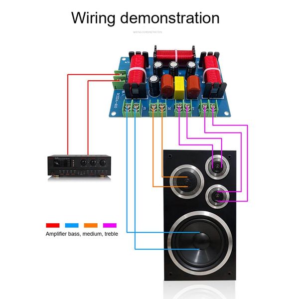 Спикер кроссовер Midrange+Bass 4 -Way Discovering Audio Crevider Divider Home Theater Dealing Devider