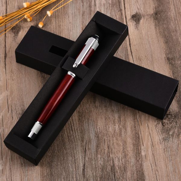 Großhandel Schwarz Bleistift Box Faltbare Universal Harte Papier Box Einzelnen Stift Schreibwaren Box Einsatz Set Papier Box Schublade Papier