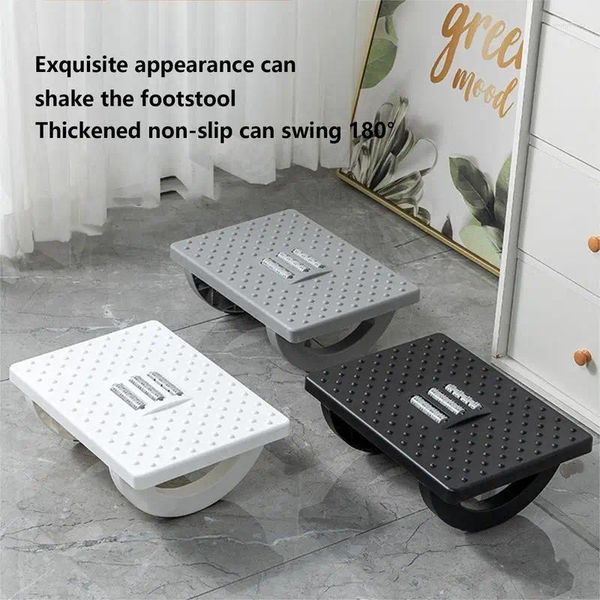 Travesseiro sob a mesa apoio para os pés antiderrapante almofada de pé rolamento de carga massageador rolo multiuso footstool para escritórios casa salão de beleza