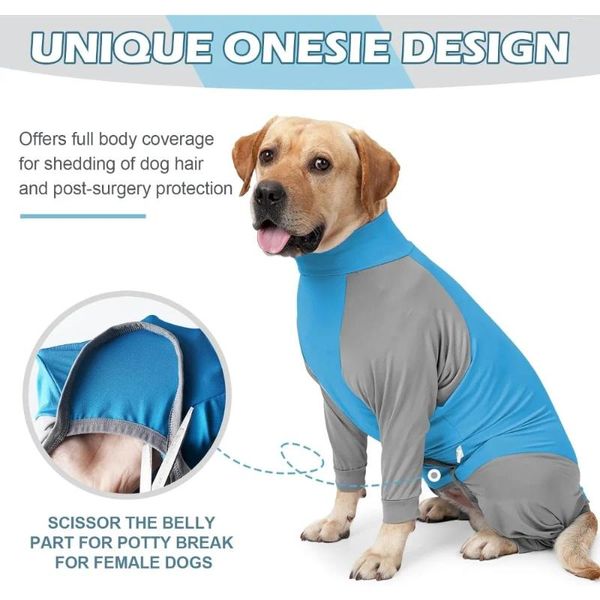 Abbigliamento per cani Pullover in pigiama indossare abiti da recupero abito da pet gilet accogliente tute tutela cani che cammina per escursioni viaggi di viaggio