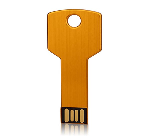 Jboxing Gold Metal Key 32 GB USB 20 Flash-Laufwerke 32 GB Flash Pen Drive Daumenspeicher Ausreichend Memory Stick für PC Laptop MacBook Tab7106032