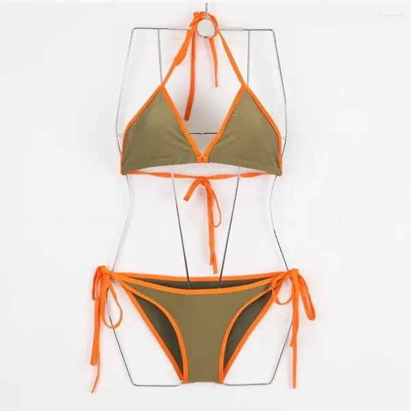 Roupa de banho feminina sexy férias estilo biquíni praia menina bonito picante grande peito maiô