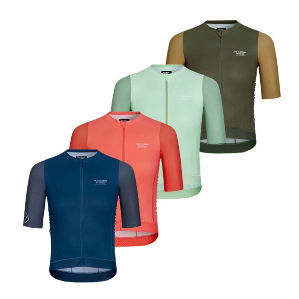 Комплекты Pns Solitude Midsummer Cycling Jersey Полиэстер Лето с коротким рукавом Быстросохнущая дышащая одежда для шоссейного велосипеда Mtb Спортивная одежда