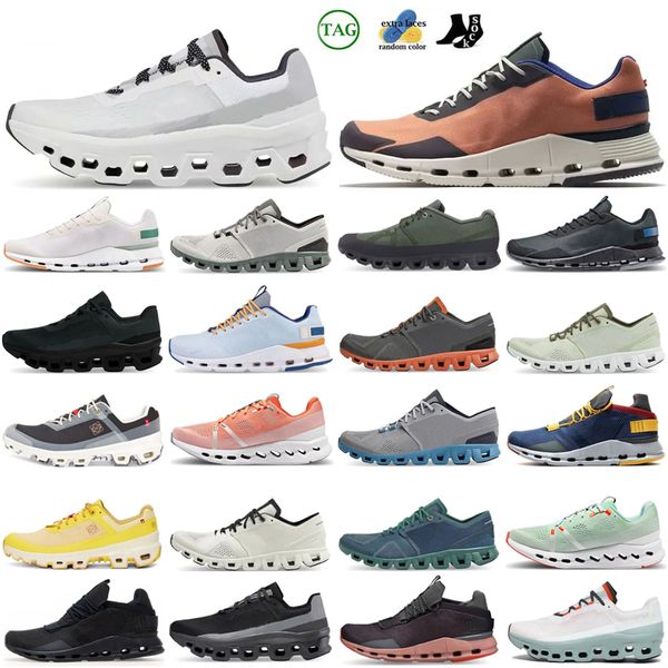 Nova Branco Pérola Onn Cloudd Mulher Nova Forma Tênis Correndo Homem Choque S Sneakers Homens WomenDesigner Sapatos Mulher Run Dhgate Ferro Folha Pérola