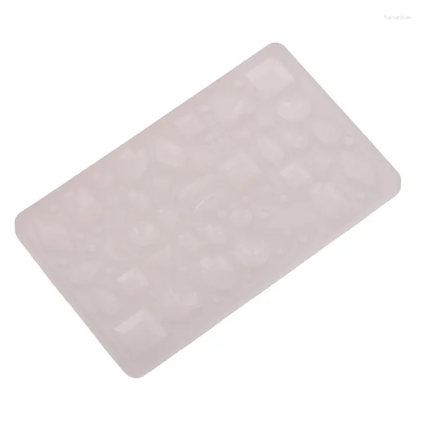 Stampi da forno 1Pc 10.6 6.6cm Stampo in silicone per gioielli Fai da te geometrica Goccia d'acqua Luna Semicerchio Collana Eardrop Pietre preziose Stampo per torta fondente