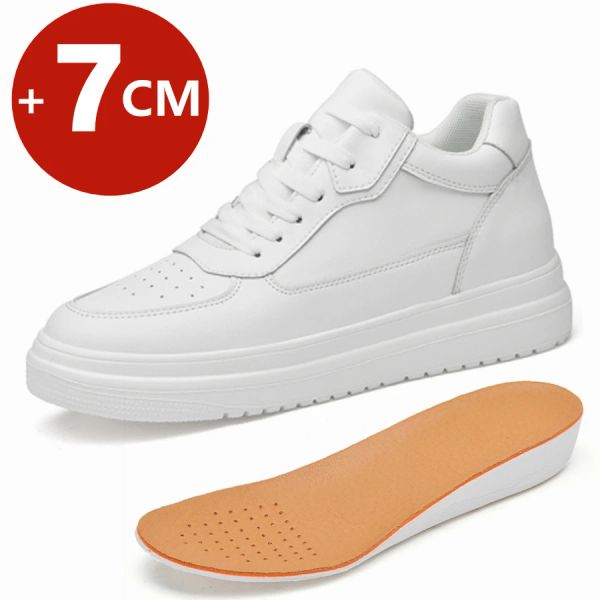 Accessoires Turnschuhe Herren Erhöhungsschuhe Höhenerhöhung Schuhe für Männer Höhenerhöhung Weiße Schuhe Schwarze Schuhe 68 cm Übergröße Damen 3644