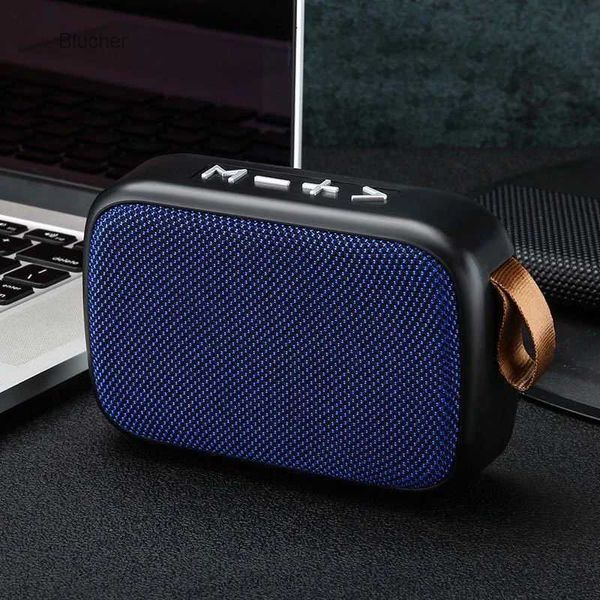 Altoparlanti portatili Mini altoparlante Bluetooth in tessuto Portatile impermeabile esterno HIFI 3D Stereo Lettore MP3 Supporta la radio FM Supporta la scheda SD TFL2404