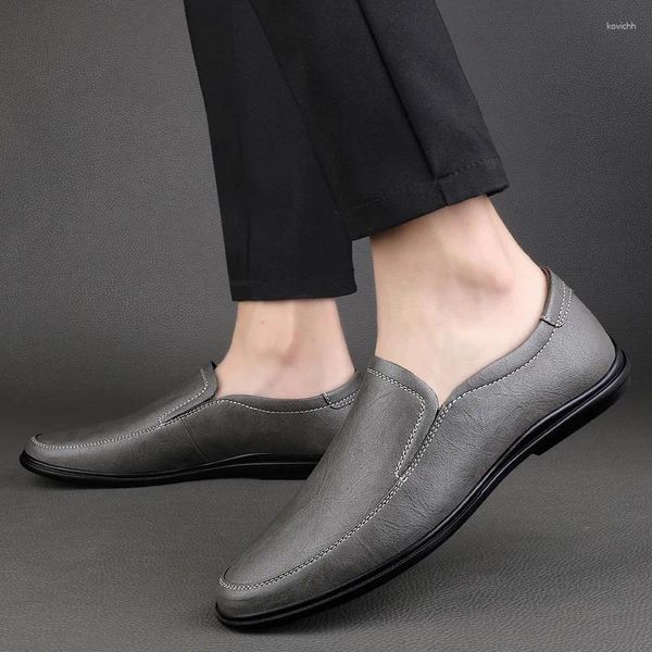 Freizeitschuhe Luxus Herren Italienische Mokassins Loafer Atmungsaktiv Büro Designer Slip On Fahren Plus Größe 38-46