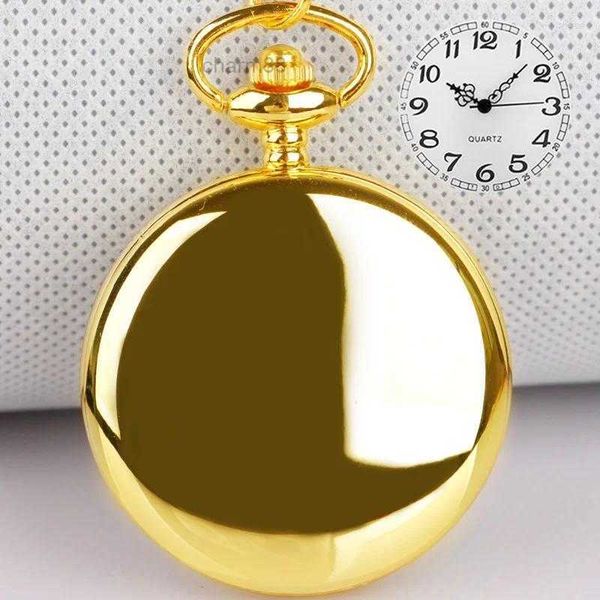 Relógios de bolso 2024 ouro suave pequeno e conveniente relógio vintage steampunk presente fob para homens mulheres cf1003