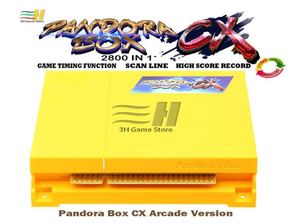 Pandora Box CX 2800 in 1 Arcade jamma board CRT CGA VGA Per cabinet macchina arcade Linea di scansione record di punteggi elevati 3D tekken1733804