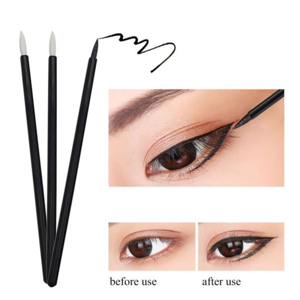 Pinsel 1000 Stück Einweg -Eyeliner Pinsel Applikator Großhandel Einweg feine Spitze Kosmetische Augenstabes Make -up -Werkzeuge