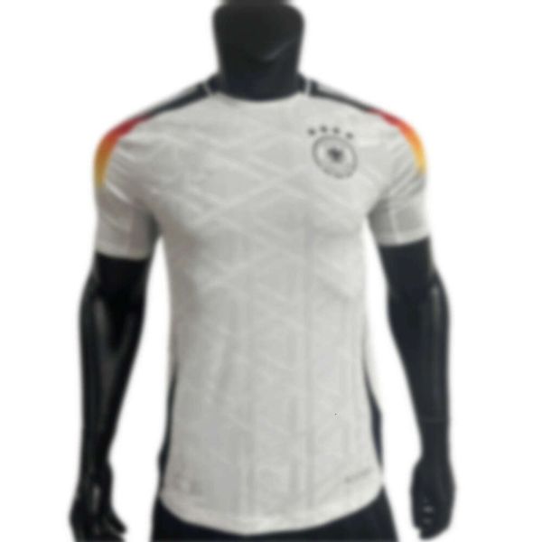 Camisas de futebol masculinas 2024 camisa da equipe alemã, camisa de jogador de futebol e edição de fãs com número para impressão