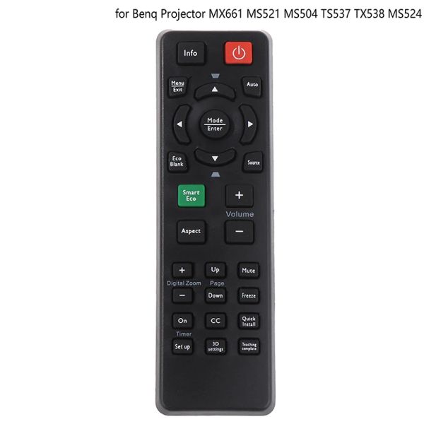 Controle remoto de 1PC para o projetor BENQ MX661 MS521 MS504 TS537 TX538 MS524 Controle remoto