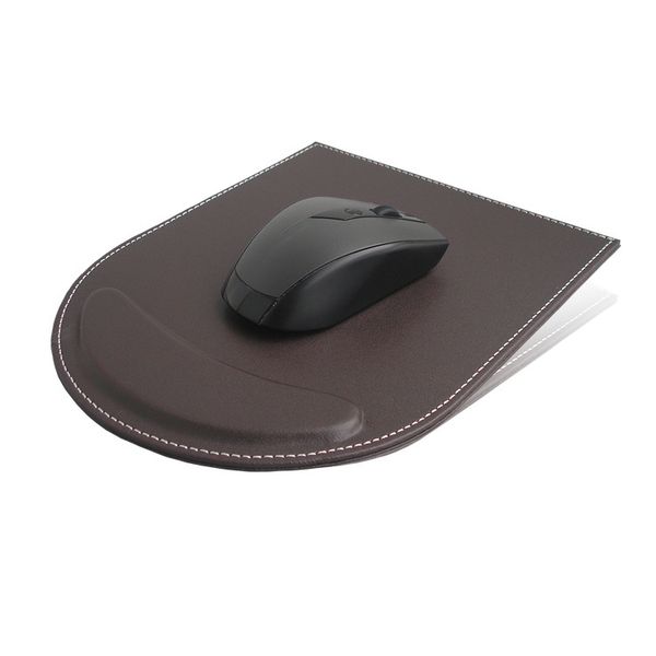 Einfarbiges Leder-Mauspad, Computer-Desktop, PU-Handgelenkpad, Persönlichkeit, Handgelenk-Mauspad. Bestellen Sie Leder-Handpad