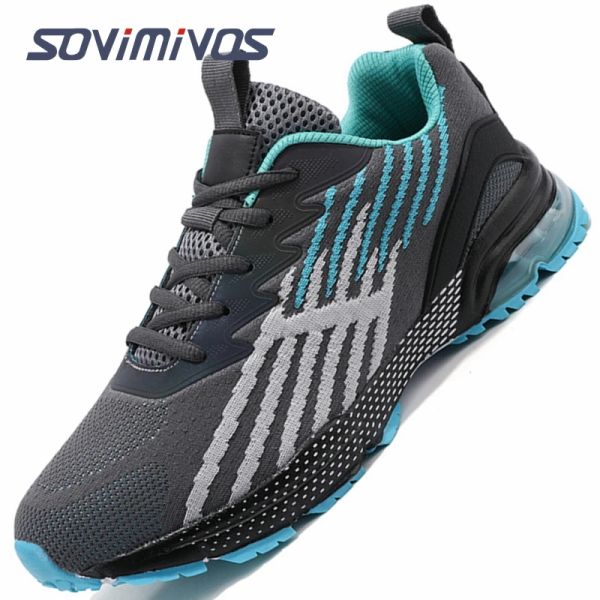 Sapatos homens sapatos casuais esporte tênis de tênis duráveis treinador zapatillas deportivas hombre moda esporte tênis de corrida plus size