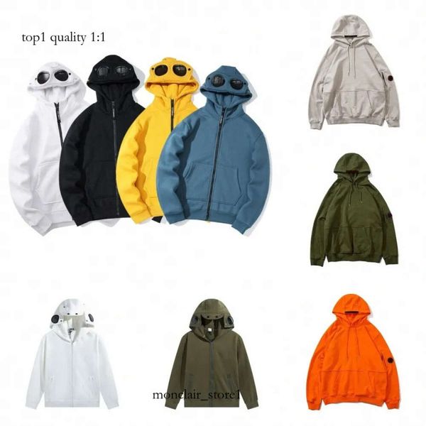 cp compagny hoodie entreprise cp veste cp winddichter Sturm-Cardigan-Mantel, modischer Langarm-Pullover, Kapuzenpullover, Reißverschluss, Fleece-gefütterter Mantel, Pullover, Kleidung 7809