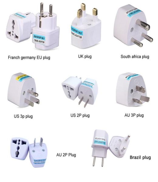 UNIVERSAL KR American European Au Eu US US UK POWER Plug Adapter USA Israel Brasile Adattatore da viaggio Convertitore Giappone Korea1328239