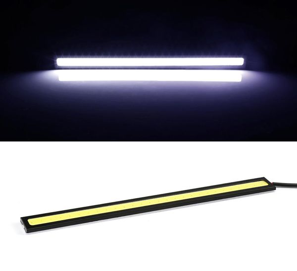 10X 17 cm COB LED DRL Fahren Tagfahrlicht Streifen 12 V COB LED DRL Bar Aluminium Streifen Panel auto Working5493428