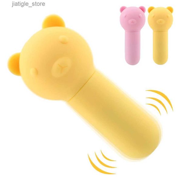 Altri oggetti di bellezza per la salute G-Spot Massager 10 Modalità Female Orso Vibratore Masturbazione femminile Stimolazione del clitoride VIBRAZIONE BULLO Y240402