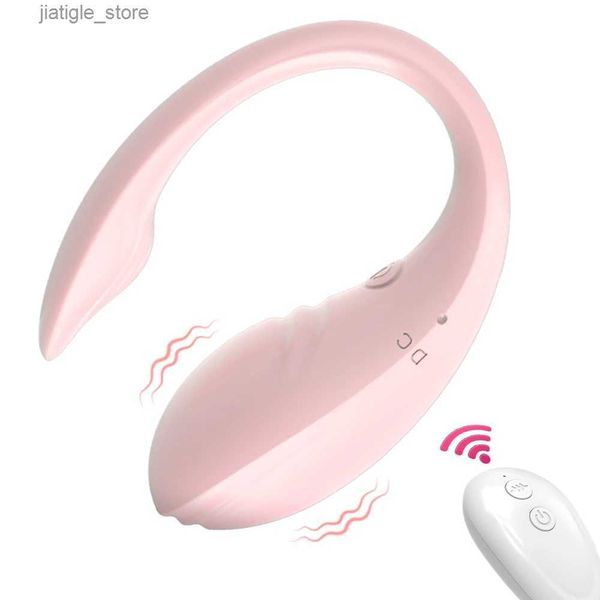 Altri oggetti di bellezza della salute Dildo Amore vibratore adatto per il telecomando wireless Wireless G-point che indossa clitoride vibrazioni biancheria intima Massager Y240402