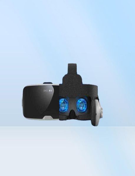 3D VR Headset Óculos de Realidade Virtual Inteligente Capacete para Smartphones Lentes de Telefone com Controlador Fones de Ouvido Binóculos de 7 Polegadas H221540848